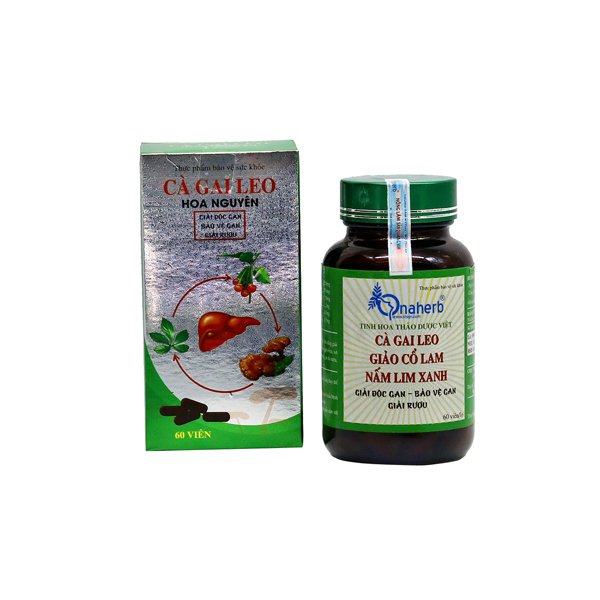 Viên nang Cà Gai Leo - Giải độc gan 60 viên/hộp